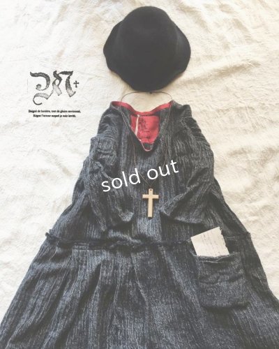 画像2: MARCHE' DE SOEUR／リネンウールワンピース・ブラック