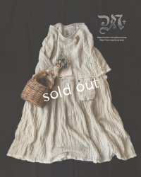 MARCHE' DE SOEUR／リネンウールワンピース・オフ