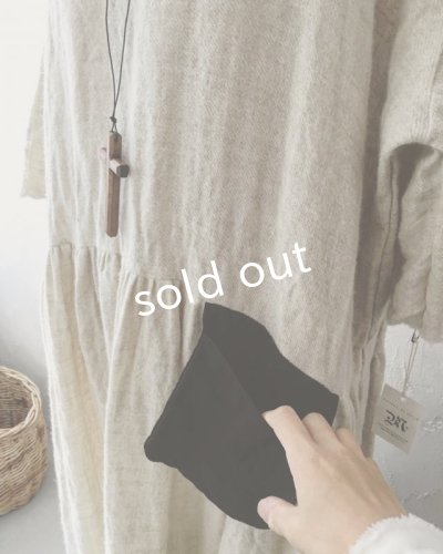 画像3: MARCHE' DE SOEUR/シェットランドウールリネン ワンピース・オフ