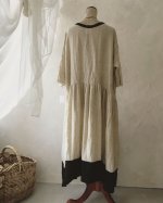 画像8: MARCHE' DE SOEUR／シェットランドウールリネン　ワンピース・オフ (8)