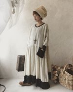 画像11: MARCHE' DE SOEUR／シェットランドウールリネン　ワンピース・オフ (11)