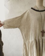 画像5: MARCHE' DE SOEUR／シェットランドウールリネン　ワンピース・オフ (5)