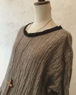 画像3: MARCHE' DE SOEUR／ウールカシミヤリネン　ワンピース・ココア (3)