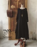 画像2: MARCHE' DE SOEUR／教会ワンピース・ブラック (2)