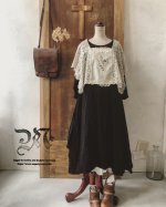 画像1: MARCHE' DE SOEUR／教会ワンピース・ブラック (1)