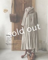 MARCHE' DE SOEUR／ギャザーワンピース・リトアニアリネン