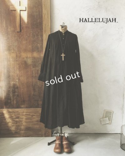 画像1: HALLELUJAH／Chemise de religieuse「修道女のシュミーズ」black
