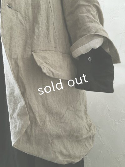 画像17: HALLELUJAH/1920年代 Veste「ロングジャケット」belgian sand baige