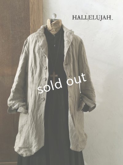 画像12: HALLELUJAH/1920年代 Veste「ロングジャケット」belgian sand baige