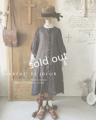 画像6: MARCHE' DE SOEUR/ふわくしゅ2wayパフワンピース・チャコール