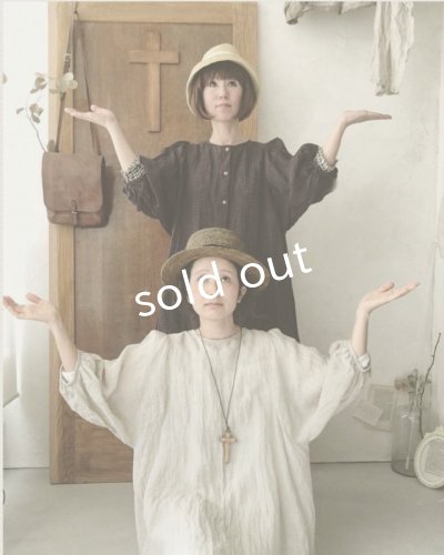 画像19: MARCHE' DE SOEUR/ふわくしゅ2wayパフワンピース・チャコール