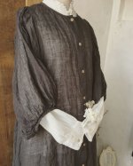 画像9: MARCHE' DE SOEUR／ふわくしゅ２wayパフワンピース・チャコール (9)