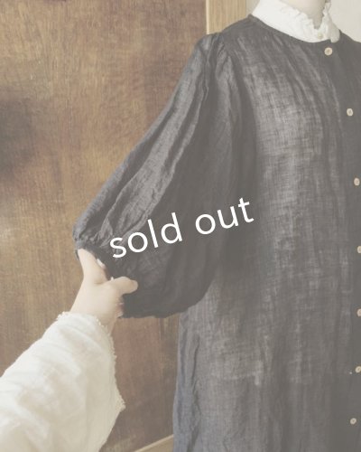 画像11: MARCHE' DE SOEUR/ふわくしゅ2wayパフワンピース・チャコール