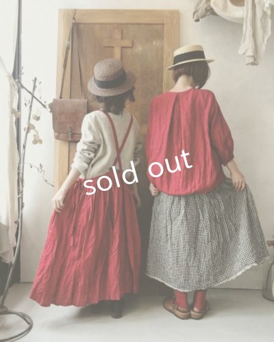 画像3: MARCHE' DE SOEUR／リボンプルオーバー・赤