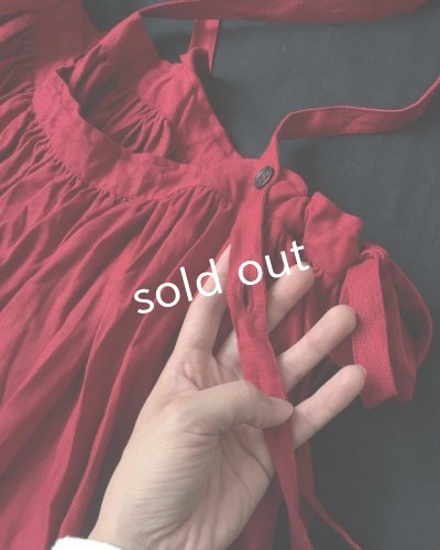 画像7: MARCHE' DE SOEUR/吊りスカート・赤