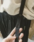 画像4: MARCHE' DE SOEUR／ブラックリネン吊りスカート