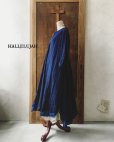 画像2: HALLELUJAH／1850年代　Bergere「グレーテルのローブ」indigo (2)