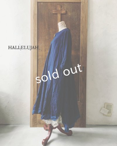 画像2: HALLELUJAH／1850年代　Bergere「グレーテルのローブ」indigo