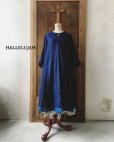 画像1: HALLELUJAH／1850年代　Bergere「グレーテルのローブ」indigo (1)