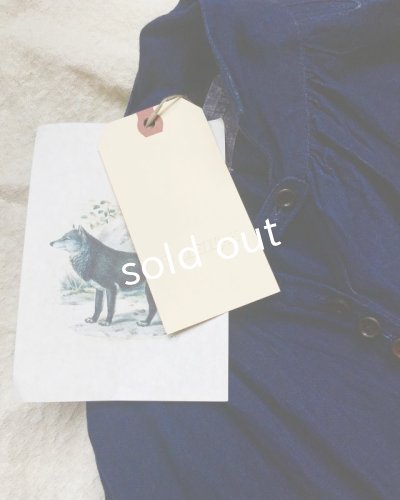 画像8: HALLELUJAH/1890's Bourgeron 1890年代 羊飼いシャツワンピース・indigo