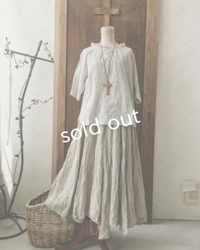 画像8: MARCHE' DE SOEUR/リトアニアリネンギャザースカート