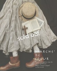MARCHE' DE SOEUR／リトアニアリネンギャザースカート