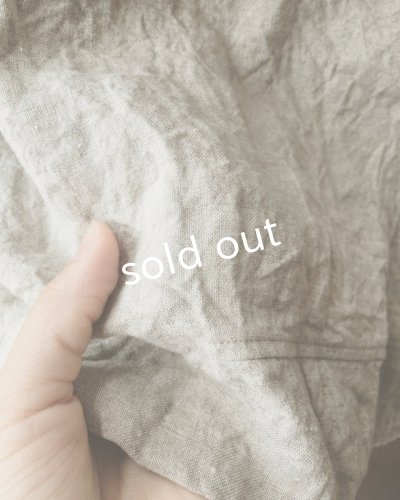 画像5: MARCHE' DE SOEUR／ベルギーリネン半袖プルオーバー・生成り