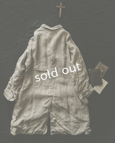 画像6: HALLELUJAH/1920年代 Veste「ロングジャケット」belgian sand baige