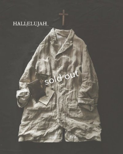 画像1: HALLELUJAH／1920年代　Veste「ロングジャケット」belgian sand baige