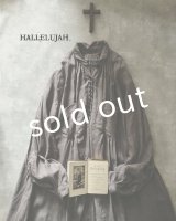 HALLELUJAH／1890's Bourgeron　1890年代　羊飼いシャツワンピース・Gray