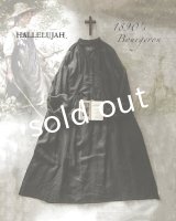 HALLELUJAH／1890's Bourgeron　1890年代　羊飼いシャツワンピース・Charcoal