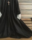 画像7: HALLELUJAH／Robe de femme de chambre　小間使いローブ・Black
