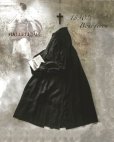 画像1: HALLELUJAH／1890's Bourgeron　1890年代　羊飼いシャツワンピース・Black (1)