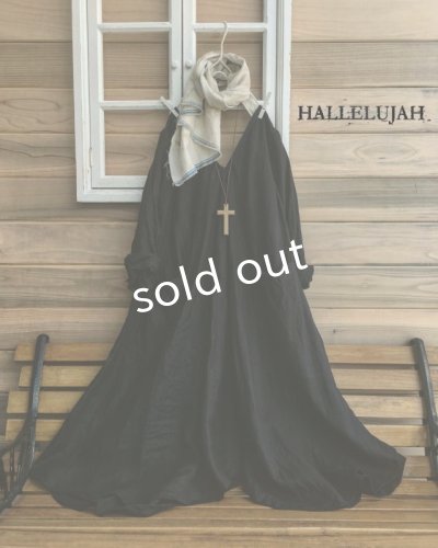 画像8: HALLELUJAH/Robe de femme de chambre 小間使いローブ・Navy