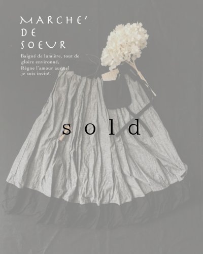 画像2: MARCHE' DE SOEUR/ポケットスカート・シャンブレー×ブラック
