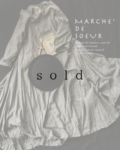 画像2: MARCHE' DE SOEUR/教会ワンピース・シャンブレーブラック