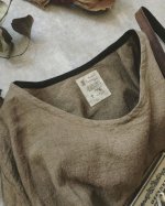 画像6: MARCHE' DE SOEUR/ウォッシュリネンワンピース・カーキブラウン (6)