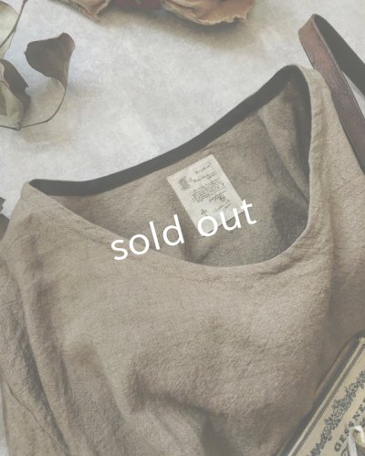 画像6: MARCHE' DE SOEUR/ウォッシュリネンワンピース・カーキブラウン