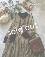 MARCHE' DE SOEUR/ウォッシュリネンワンピース・カーキブラウン