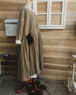 画像11: MARCHE' DE SOEUR/ウォッシュリネンワンピース・カーキブラウン (11)