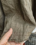 画像15: MARCHE' DE SOEUR/ウォッシュリネンワンピース・カーキブラウン (15)
