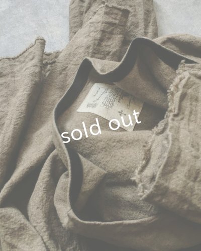 画像9: MARCHE' DE SOEUR/ウォッシュリネンワンピース・カーキブラウン