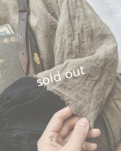 画像5: MARCHE' DE SOEUR/ウォッシュリネンワンピース・カーキブラウン