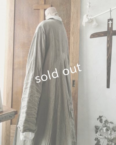 画像9: HALLELUJAH／Robe de fame de chambre　小間使いローブ・wool baige