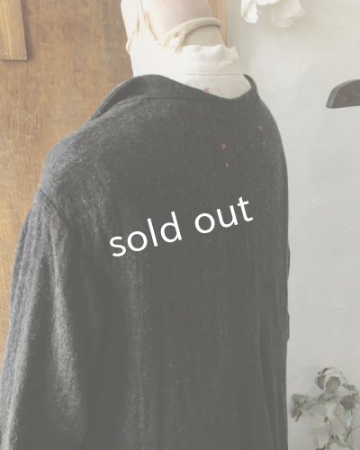 画像10: HALLELUJAH／Robe de fame de chambre　小間使いローブ・wool charcoal