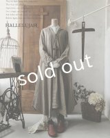 HALLELUJAH／Robe de fame de chambre　小間使いローブ・wool baige