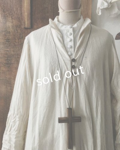 画像3: HALLELUJAH／Robe de fame de chambre　小間使いローブ・wool ivory