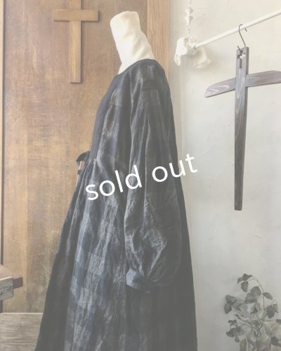 画像9: HALLELUJAH／La Bergère (1880′s)羊飼いローブ・ブロックチェック