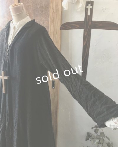 画像8: HALLELUJAH／Robe de fame de chambre　小間使いローブ・wool charcoal