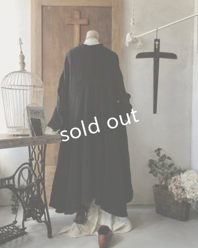 画像11: HALLELUJAH／Robe de fame de chambre　小間使いローブ・wool charcoal